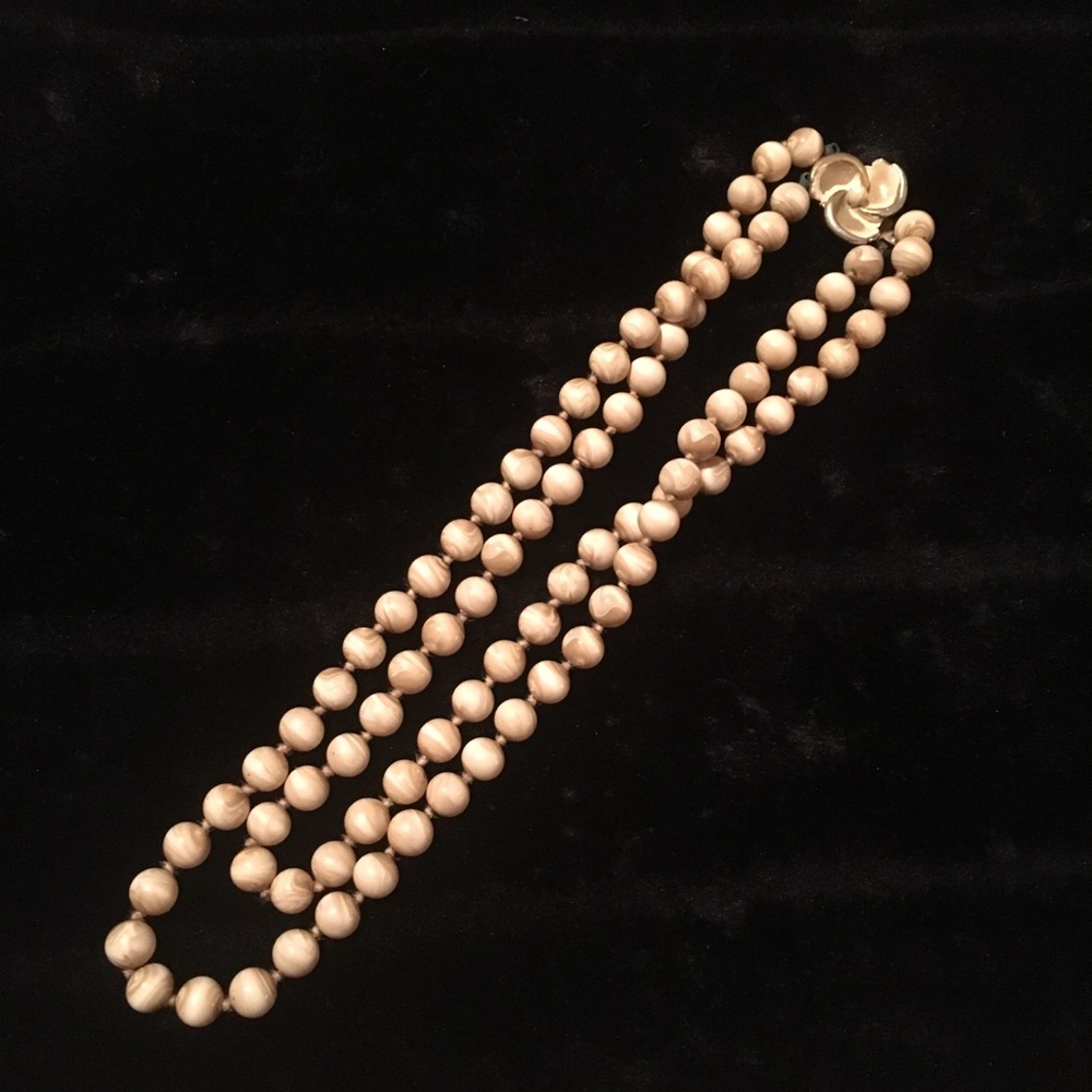 Vintage double strand necklace